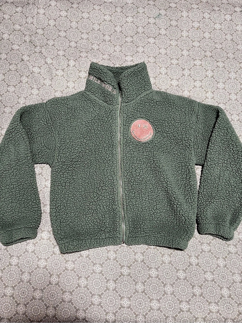 H&M Kids Sherpa Jacket in Green